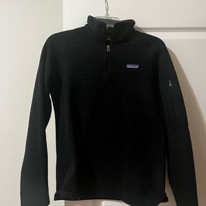 women’s patagonia better sweater 1/4 zip fleece
